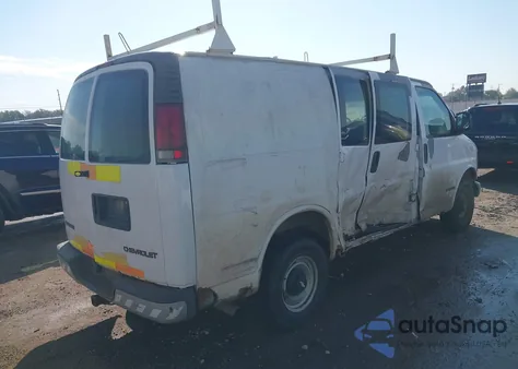 2002 Chevrolet Express из США, поврежденный, VIN 1GCHG35R921135868